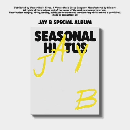 JAY B (GOT7) - SPECIAL ALBUM: SEASONAL HIATUS