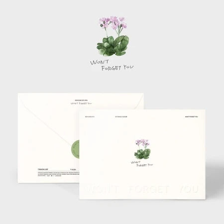 KIM SUNG KYU - WONT FORGET YOU (SINGLE ALBUM)